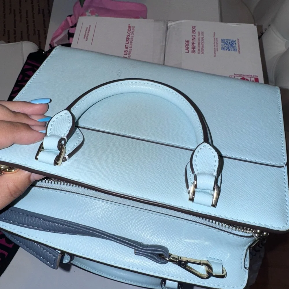 Kate Spade Sky Blue Satchel - Picture 3 of 4